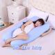 HAHUMA hướng dẫn lồng vỏ gối ôm bà bầu chữ U đơn giản