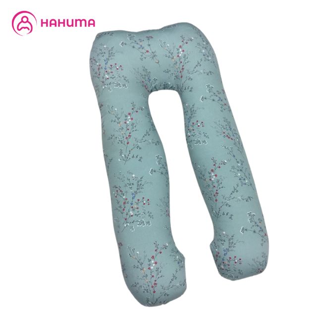 Gối chữ u cho bà bầu Hahuma vải tencel lụa